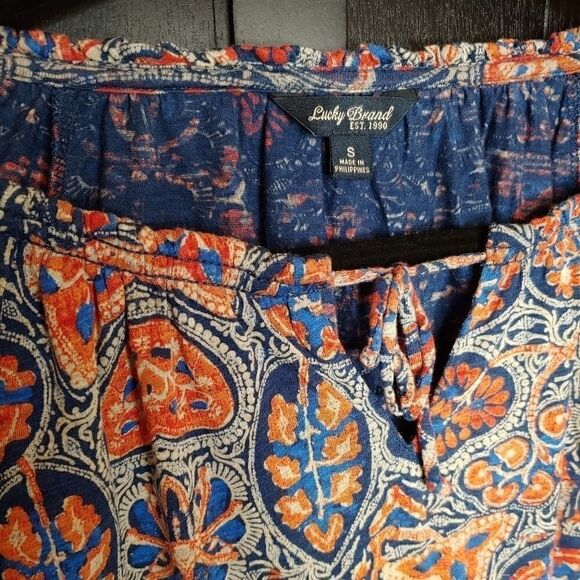 Lucky Brand Popover Paisley Print - Picture 7 of 14